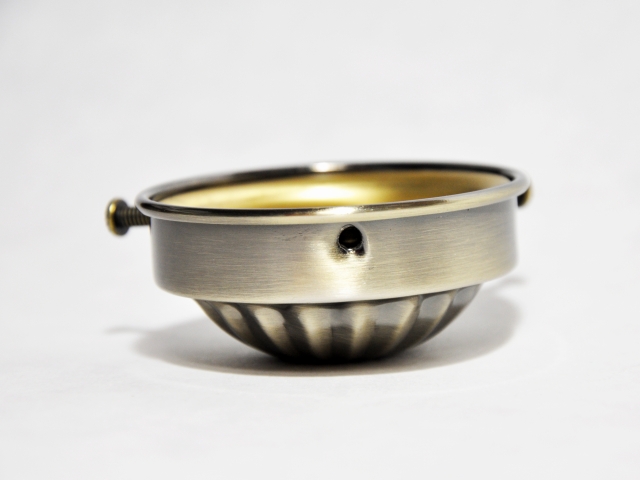 グースネック用品_口金_丸形I_シェード側:45mm_ベース側:41mm_高
