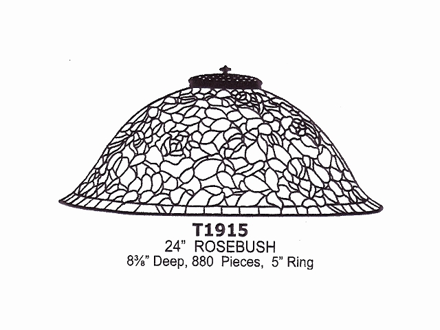 ランプモールド_オデッセイ_T1915_Rosebush(ローズブッシュ)_880ピース