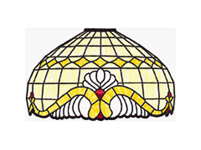 ランプモールド_ワーデン_CF18-08M_Baroque Lamp Pattern_18インチ_327ピース ｜ステンドグラスのスタジオヤマノ