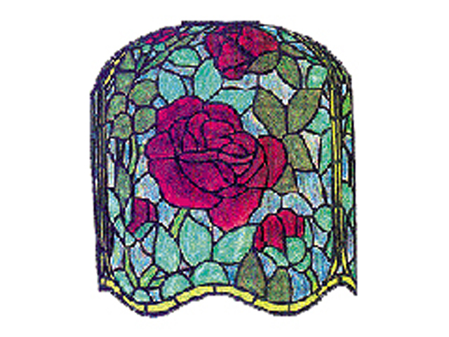 ランプモールド_ワーデン_W10-06M_Tiffany Rose Garden W Lamp
