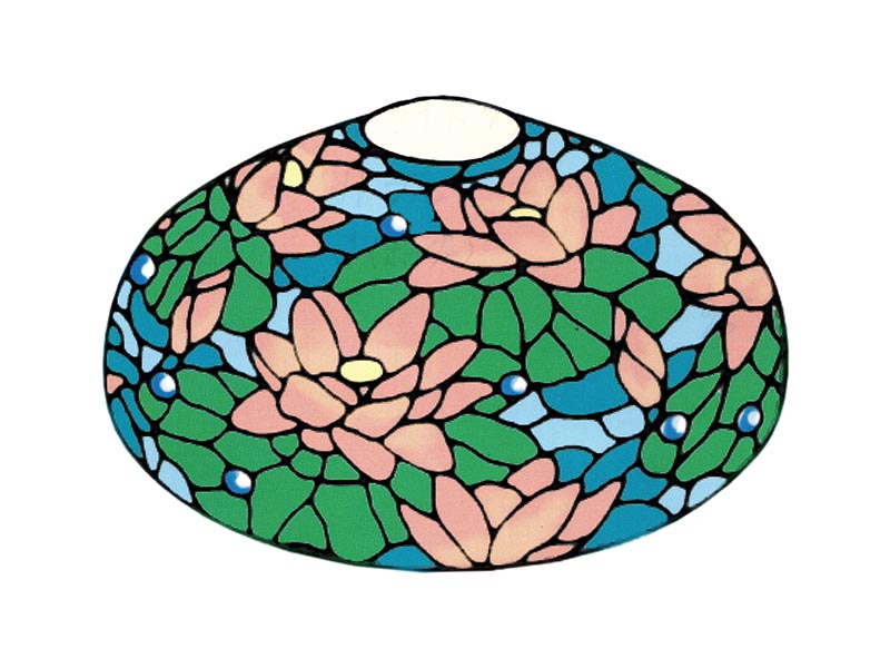 ステンドザンマイ_耐熱半球モールド_#13_B_2_水連_WaterLily_408ピース