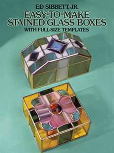 EASY-TO-MAKE　STAINED　GLASS　BOXES