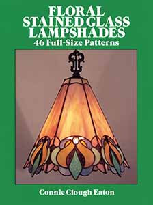 FLORAL　STAINED　GLASS　LAMPSHADES