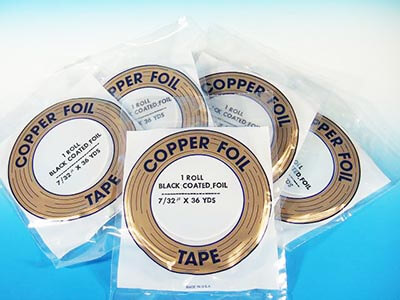 ステンドグラス材料のカッパーテープ
