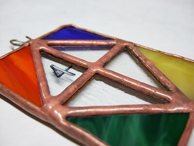 ステンドグラス,カッパーテープ,コパーテープ,裏の色の説明,銅色,copperback