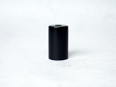 ステンドグラス,ランプパーツ,ソケット用カバー_E17_直径:30mm_高さ:50mm_黒色